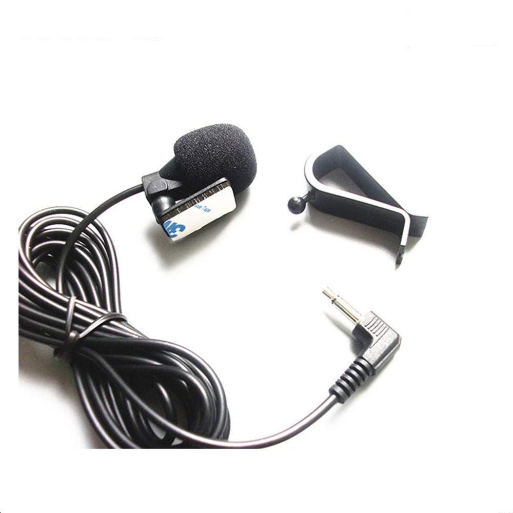 Car Microphone 3.5Mm Stereo External Mic Car Radio Microphone Compatible With Kenwood Boss Corehan Power Jvc Sony Jensen Alpine