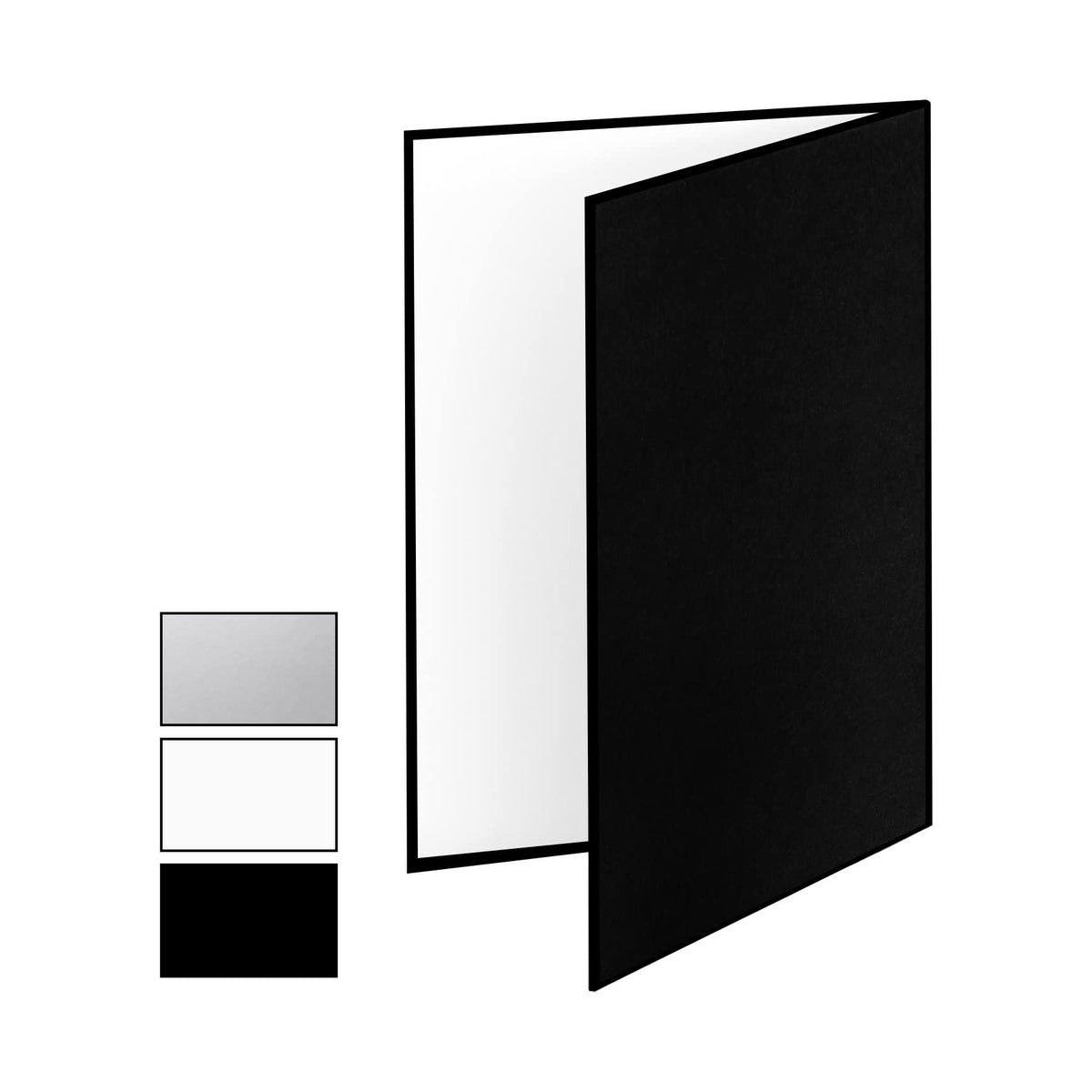 Meking 3 In 1 Photography Reflector Cardboard, 17''X12''/42X30Cm A3 Folding Light Diffuser Board For Still Life, Product And Foo