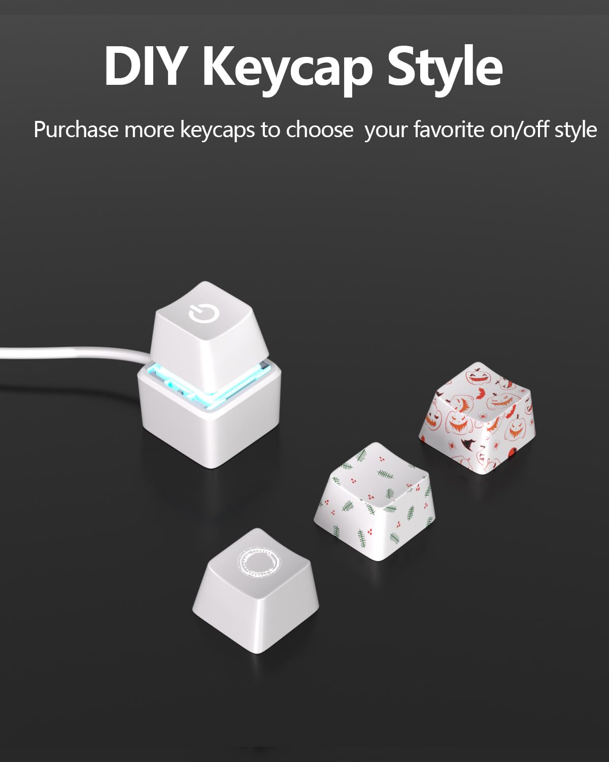 Oddtone Pc Switch Button, Desktop Computer Power Switch, Power Supply Control Adapter Cable 65 Inch External Pc Power Button Pc