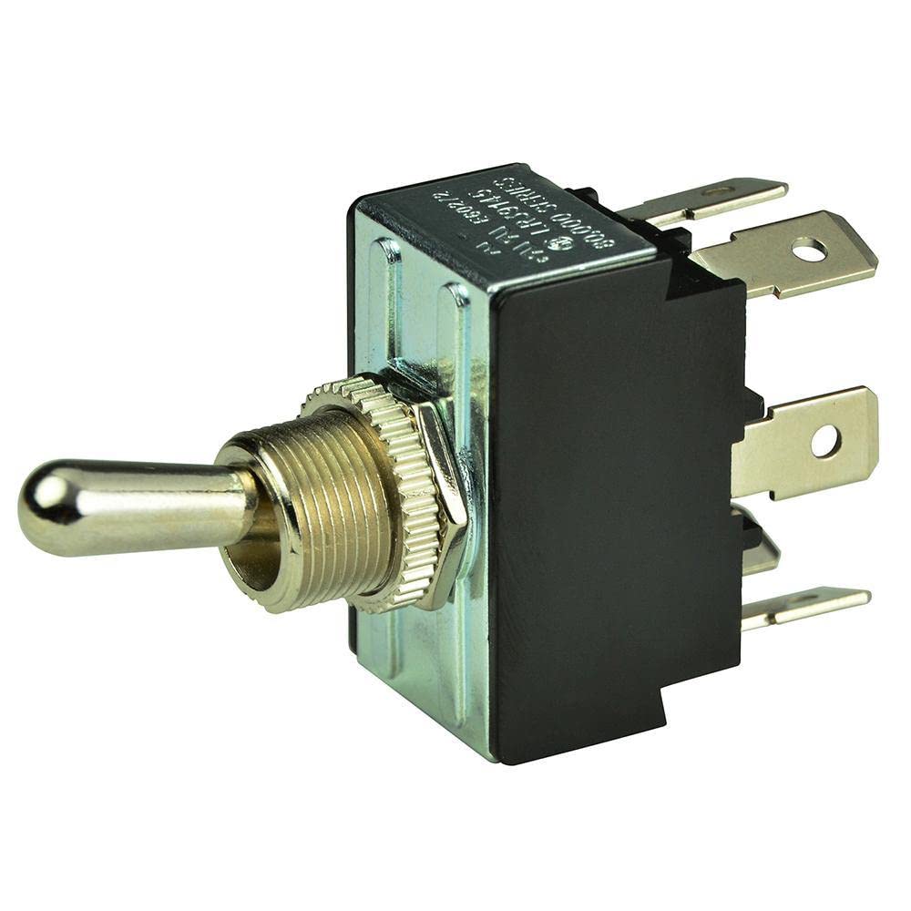 BEP 1002014 DPDT On/Off/(On) Chrome Plated Toggles