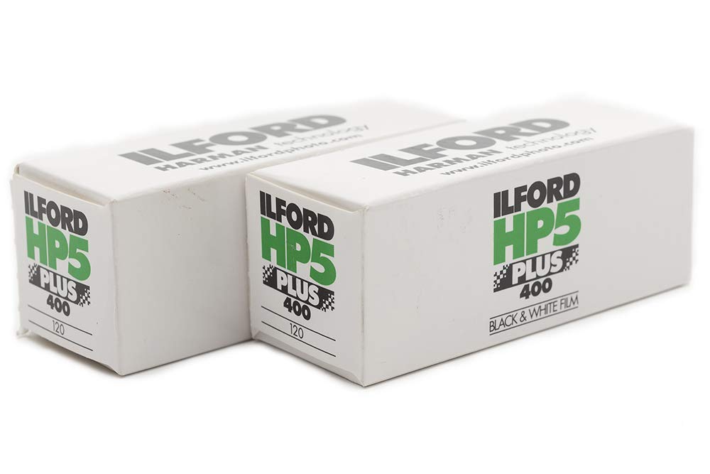 Ilford Hp5 Plus Black And White Negative Film Iso 400 (120 Roll Film) 2 Pack