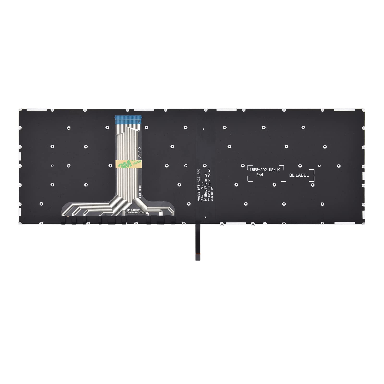 Sunmall Replacement Keyboard Compatible With Lenovo Legion Y520 15Ikbn Y720 15Ikb R720 15Ikb(Compatible Lenovo Legion Y530 15Ich