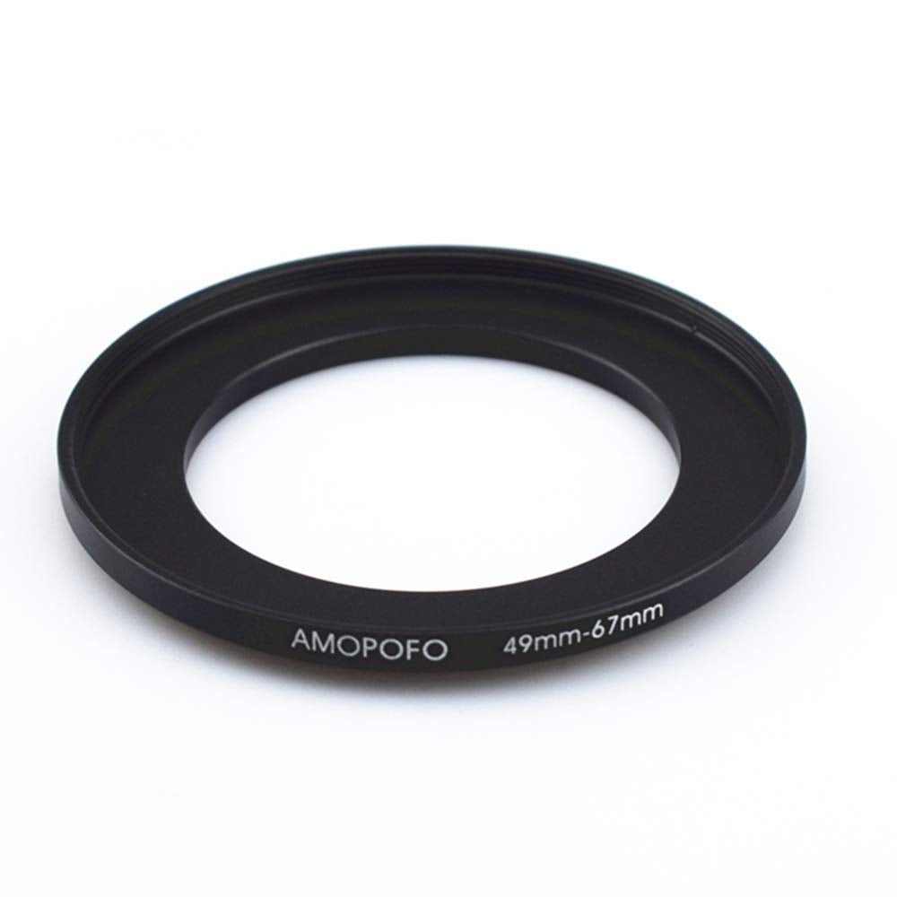 49Mm To 67Mm Step Up Ring Filter Adapter/49Mm To 67Mm Camera Filter Ring ;Compatible All Brands 49Mm Lens And 67Mm Uv,Nd,Cpl,Metal Step Up Ring