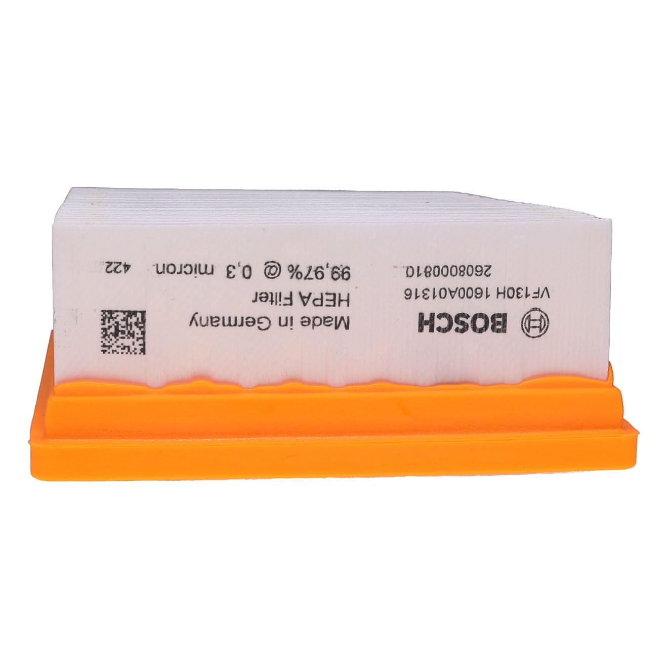Bosch Vf130H Flat Hepa Filter, Captures 99.97% Of Particles For Superior Allergy And Dust Control