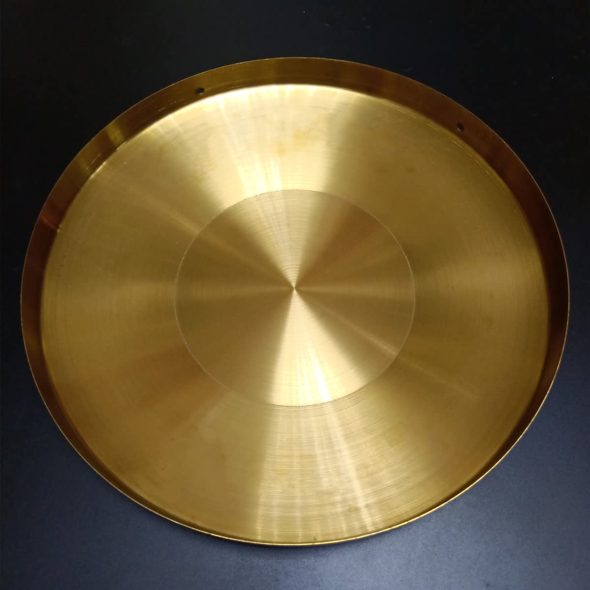 Ruimimi Gong Instrument With 16.4 Inch(42Cm),Chinese Traditional Percussion Instrument Brass Gong With Wooden Mallet And Red Han