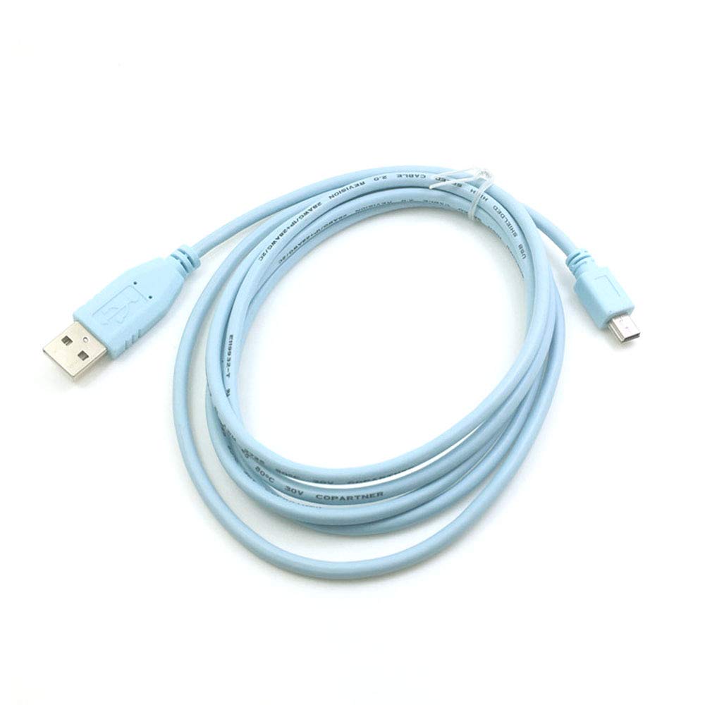 6FT USB to Mini USB Routers & Switches Cable Network Routers USB Console Cable CAB-Console-USB Compatible Cisco 1900,2900 and 39