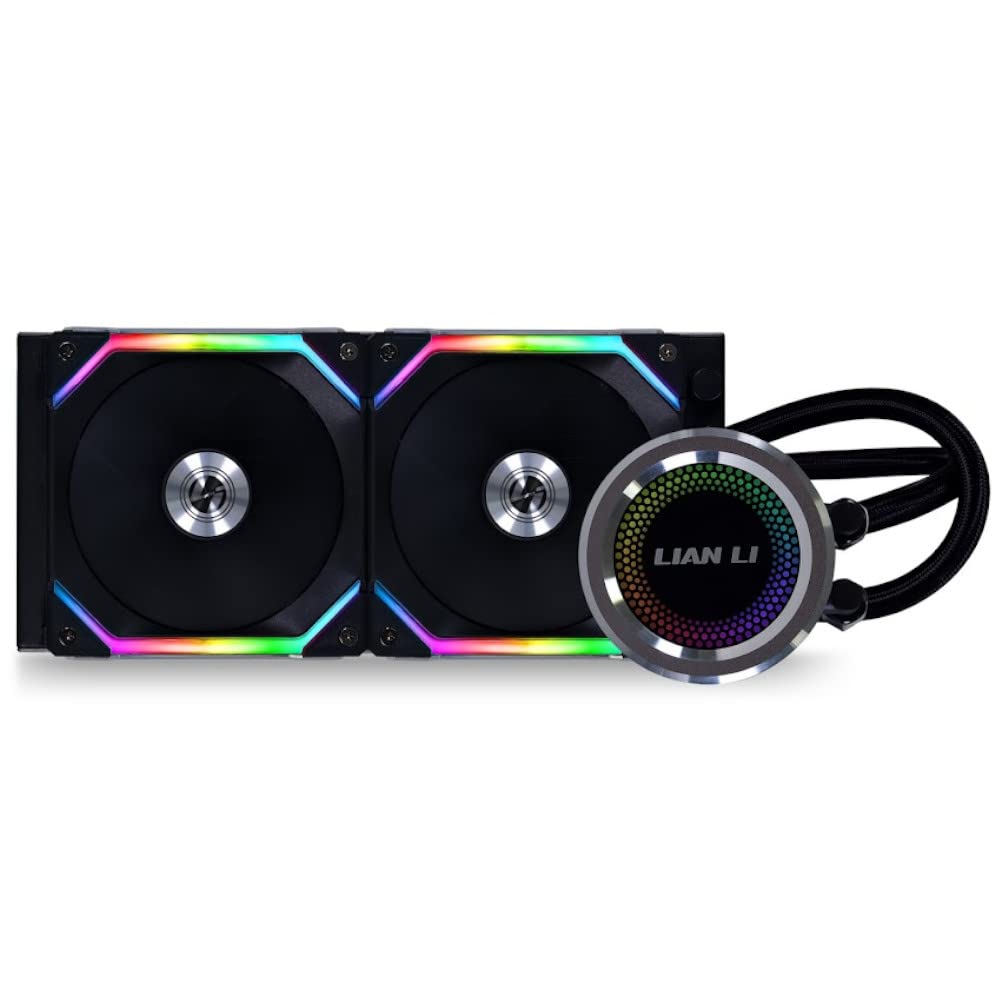 Lian Li GA-240SLB Galahad AIO UNI FAN SL Edition 240 Black - UNI FAN SL120 Edition - GA240SLB.01 (with LGA 1700 bracket)