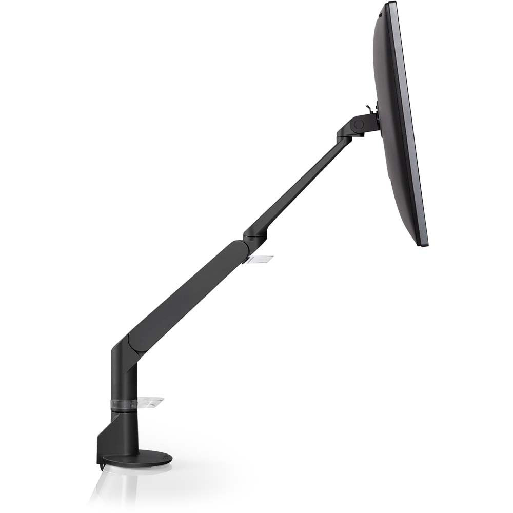 Evo Articulating Monitor Arm, Black, Holds 1-15 Lbs, Up To 27In Screen