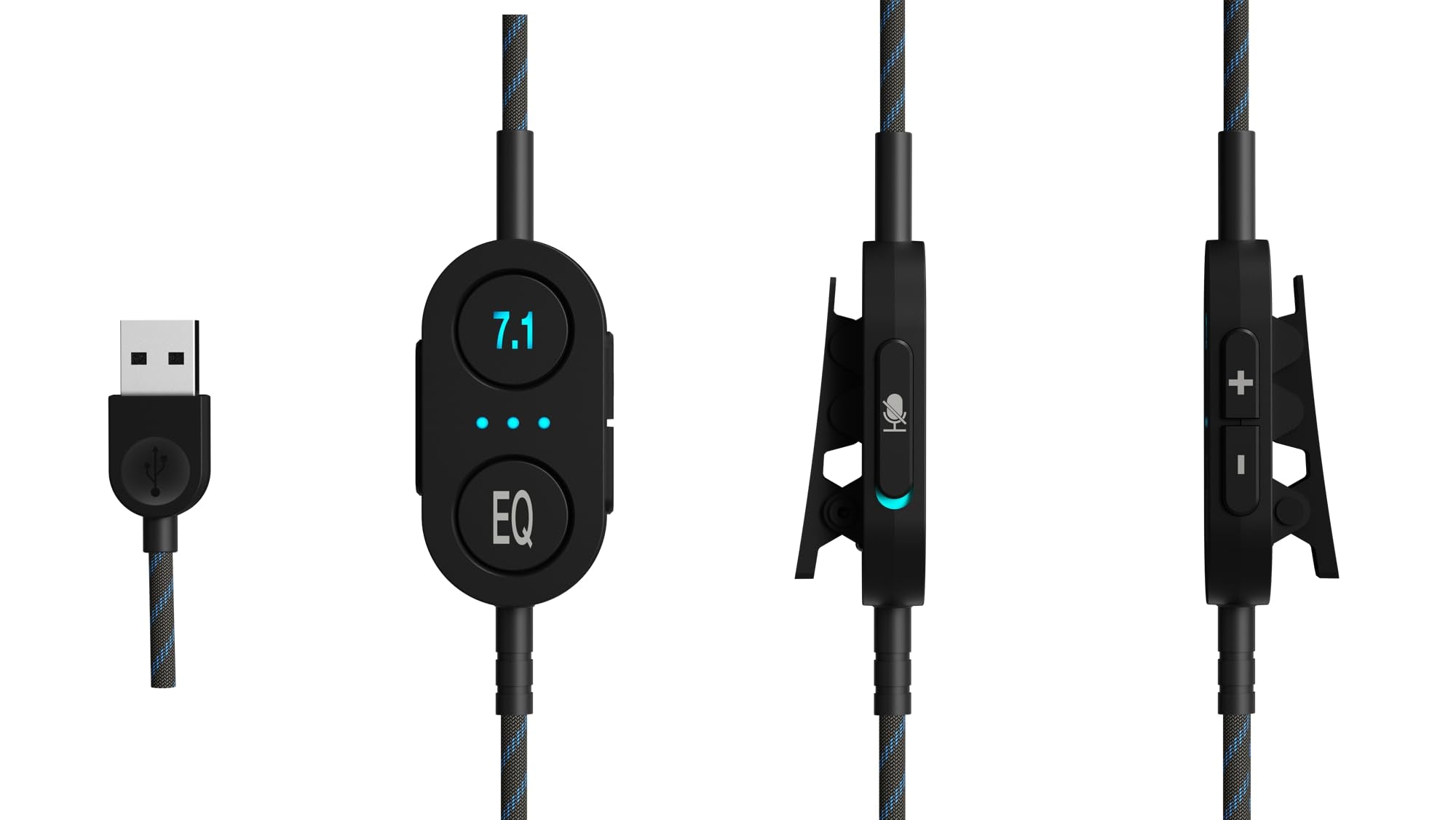 Lenovo Legion H500 Pro 7.1 Surround Sound Gaming Headset, Noise Cancelling Mic, Memory Foam & Pu Leather Earcups, Stainless Stee