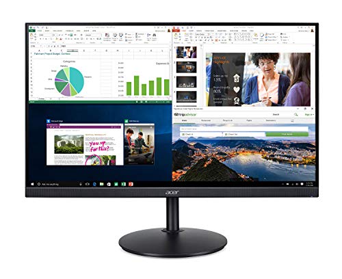 Acer Cb242Y Bir 23.8'' Full Hd (1920 X 1080) Ips Zero Frame Home Office Monitor With Amd Radeon Free Sync   1Ms Vrb, 75Hz Refres