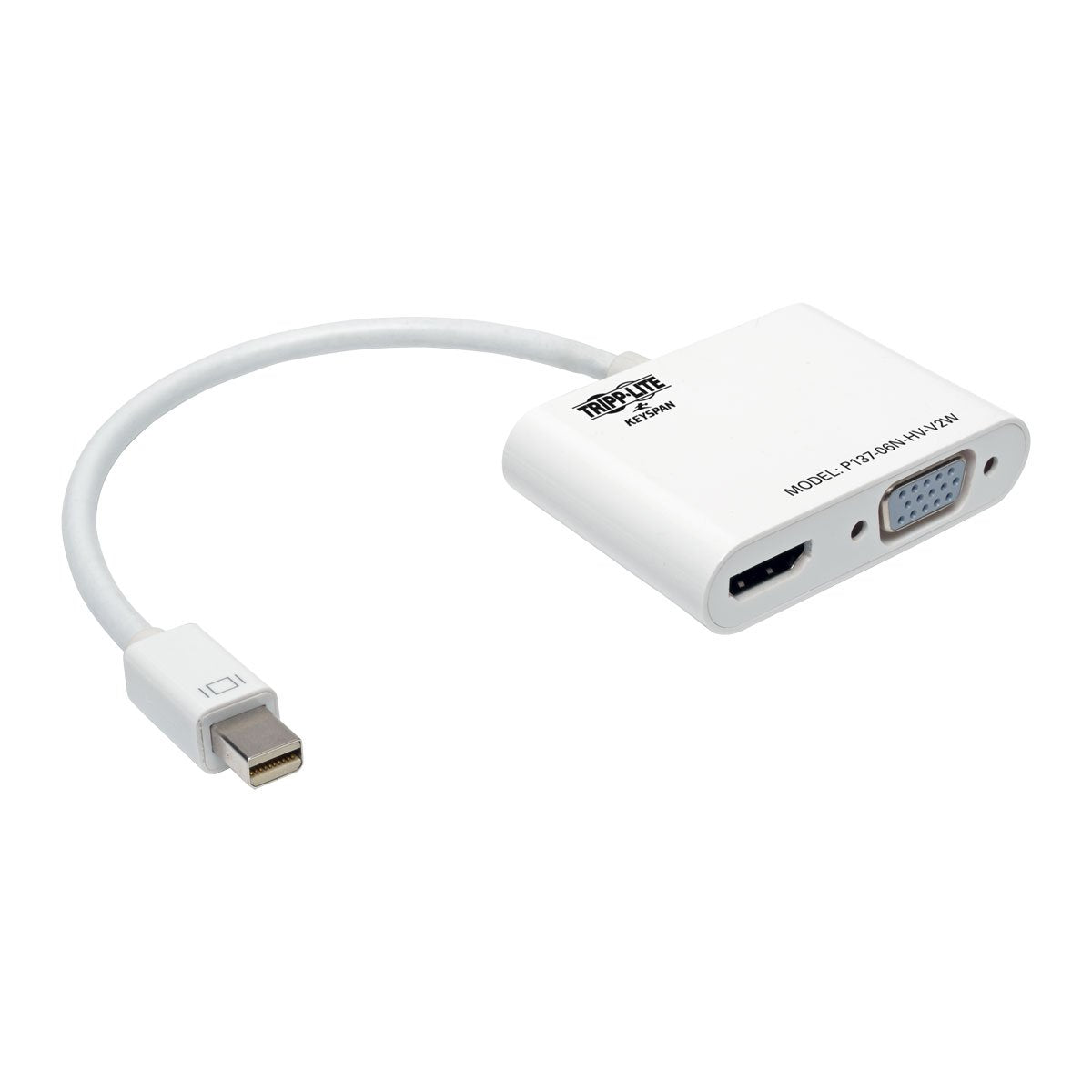 Tripp Lite Mini Displayport 1.2 To Vga/Hdmi Adapter Converter, Active, 1920 X 1200, 1080P, Black, Mdp Adapter (P137 06N Hv V2W),
