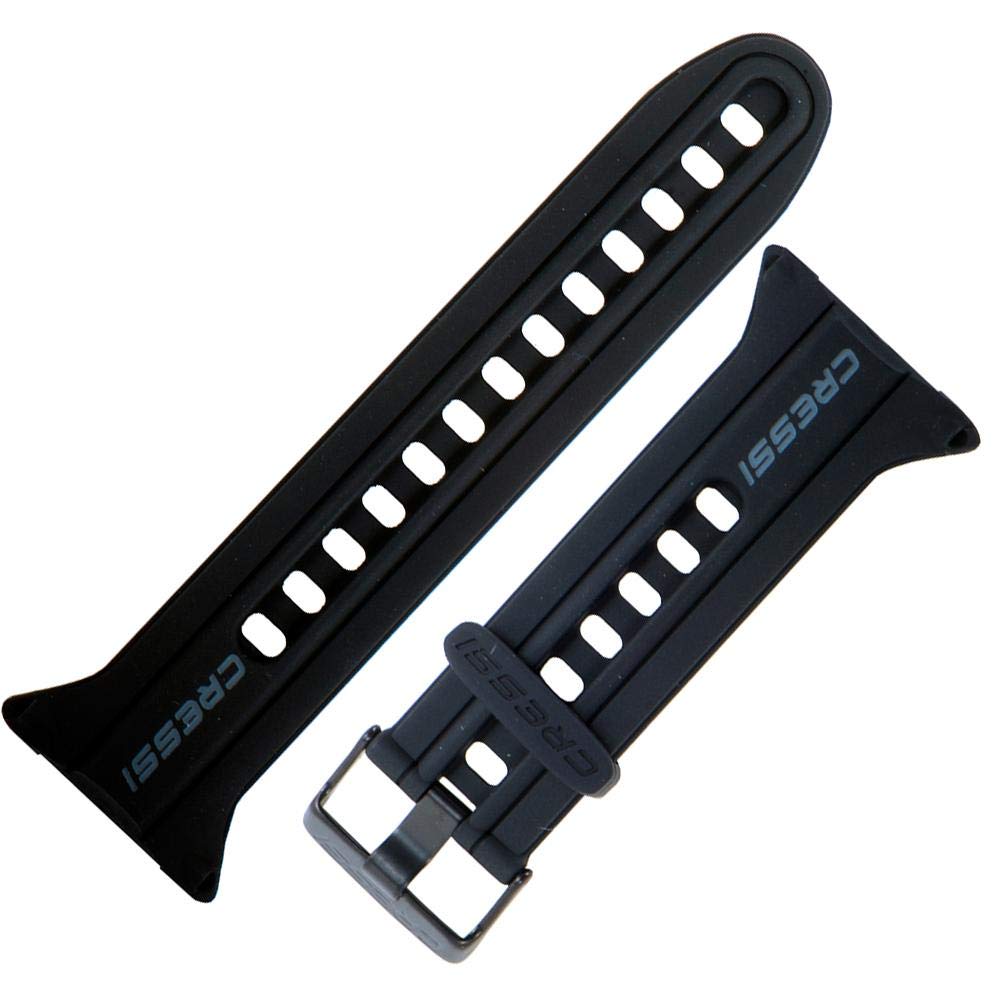 Cressi Watch Strap For Watch Style Dive Computer, Black/Grey