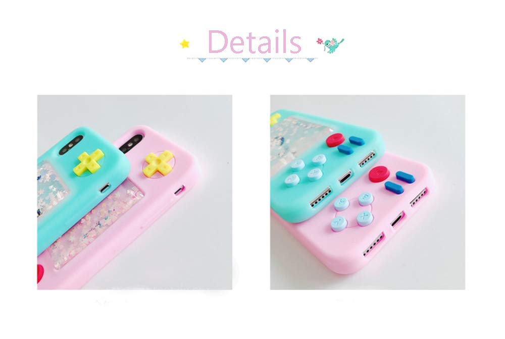 Unnfiko Squishy 3D Cartoon Game Case Compatible With Iphone Xr, Creative Liquid Stars Funny Play Case Soft Rubber Protective Cov