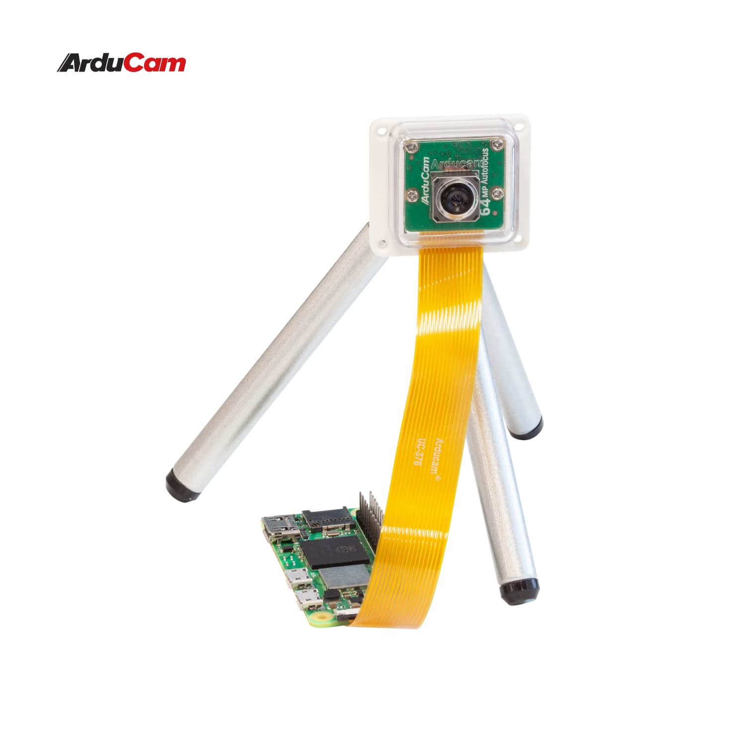 Arducam 64Mp Ultra High Resolution Autofocus Camera Module For Raspberry Pi, Compatible With Raspberry Pi 5/4B/3B+/3B/2B/A+/Zero