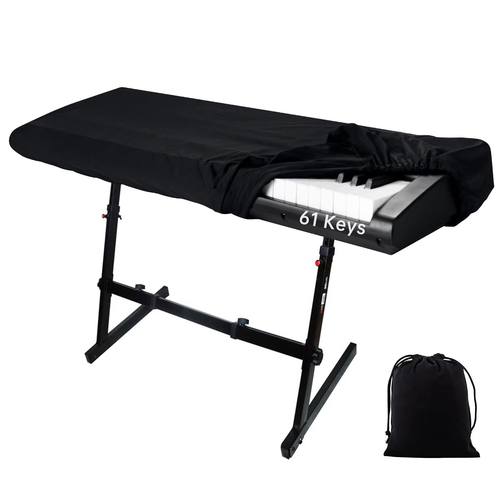 Piano Keyboard Dust Cover, 61 Keys Piano Music Keyboard Cover, Stretchy Electronic Keyboard Piano Dirtproof Cover, Piano Keyboar