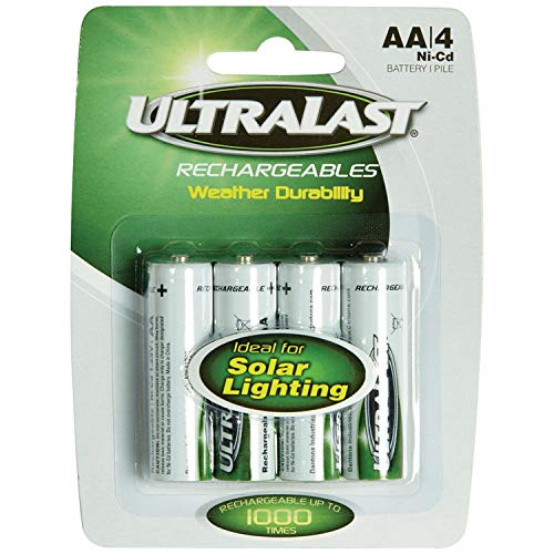 Ultralast Aa Rechargeable Nicd Battery Retail Pack   4 Pack