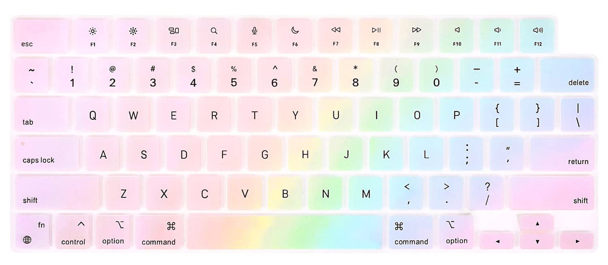 Casebuy Keyboard Cover For Macbook Air 15'' M2 A2941, Macbook Air 13.6'' M2 A2681, 2023 2021 Macbook Pro 14'' 16'' A2442 A2779 A