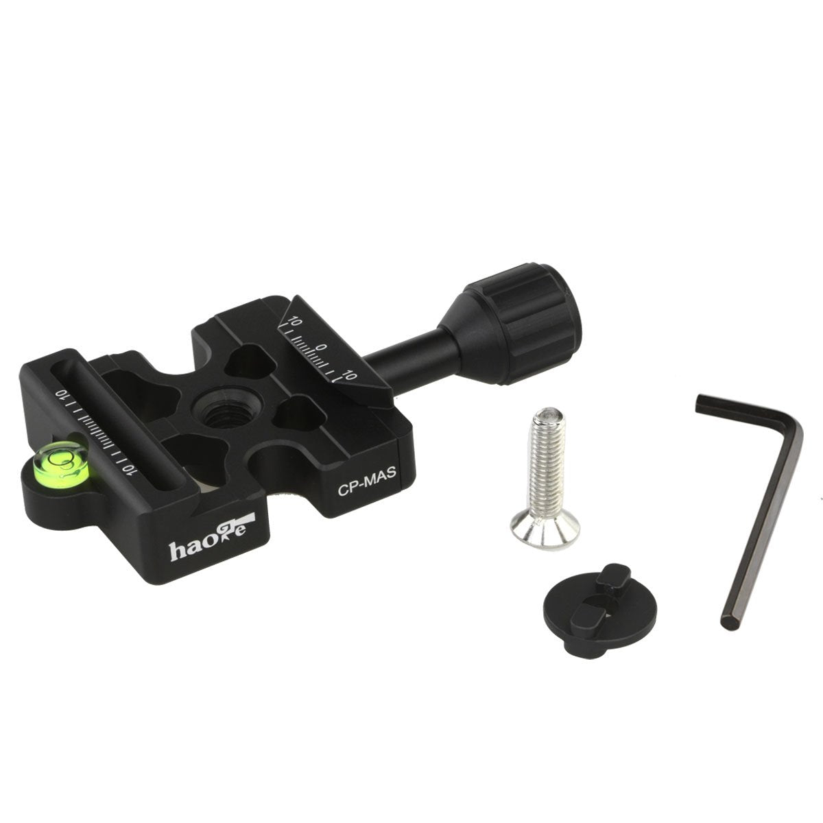 Haoge Combo Boss Adapter Convertor With Cp Mas Arca & Manfrotto Compatible Quick Release Clamp For Manfrotto Tripod Ball Head Clamp Replacement