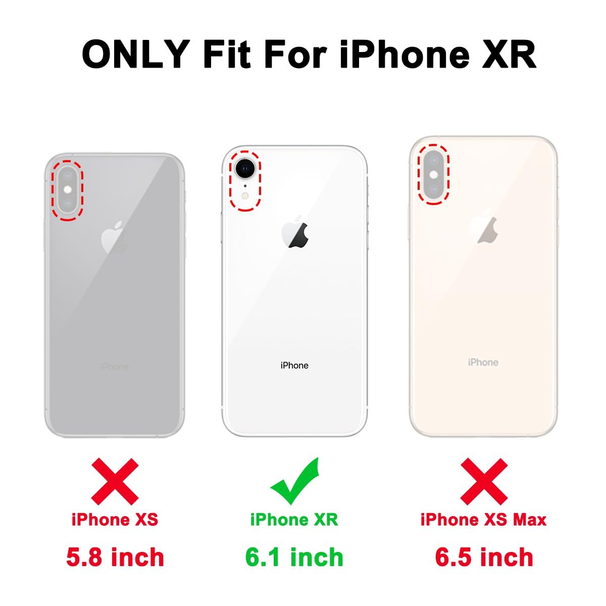 Turquiase Cute Flower Case For Iphone Xr 6.1 Inch Built With Screen Protector, Lightweight And Stylish Full Body Shockproof Prot