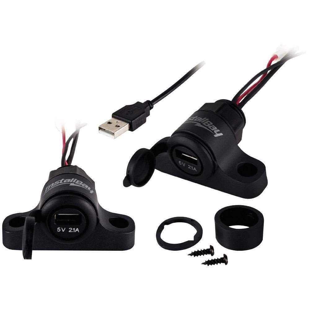 Install Bay - Pass Through Flush Mount USB Socket - Retail Pack (IBR78), Display Products