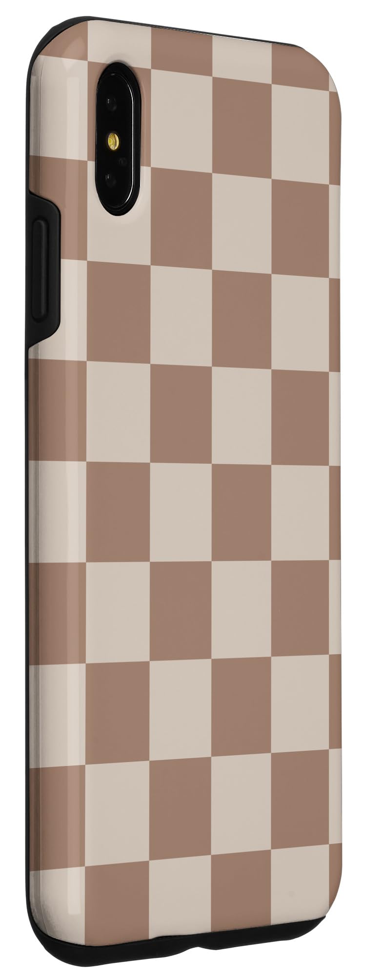 Iphone Xs Max Brown Classic Checkered Big Checkerboard Case