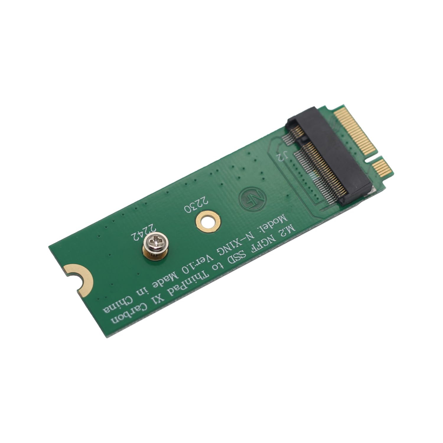 M.2 Ngff Sata Ssd To 2013 X1 Carbon Ultrabook Adapter Converter Card, Ssd Replacement For Lenovo (Hard Drive Not Included)