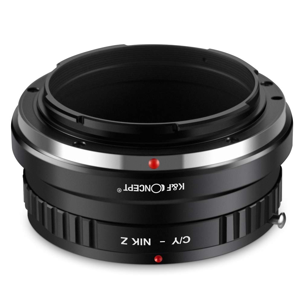 K&F Concept Lens Mount Adapter For Contax Yashica Cy Mount Lens To Nikon Z6 Z7 Camera