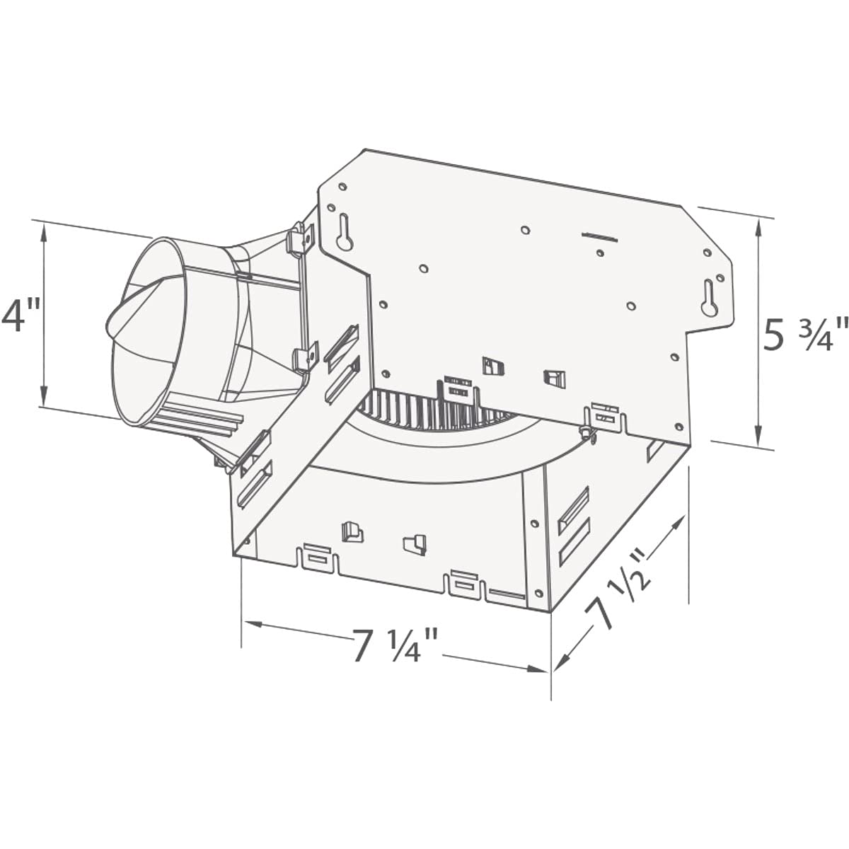 Homewerks Worldwide Vent Fan W/Light 80Cfm