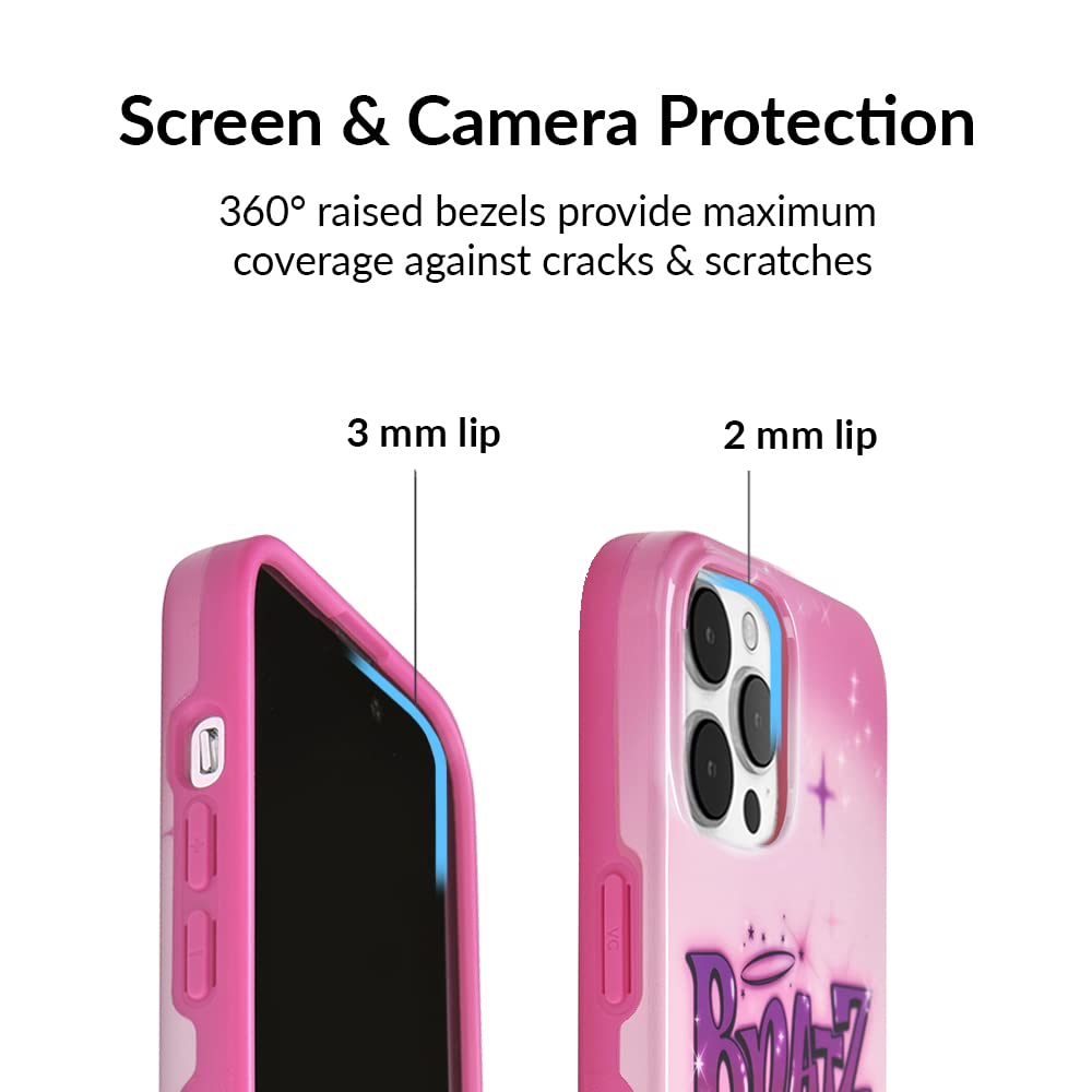 Velvet Caviar X Bratz For Iphone 13 Pro Max Case - Compatible With Magsafe - 10Ft Drop Tested - Pink, Airbrush Angels