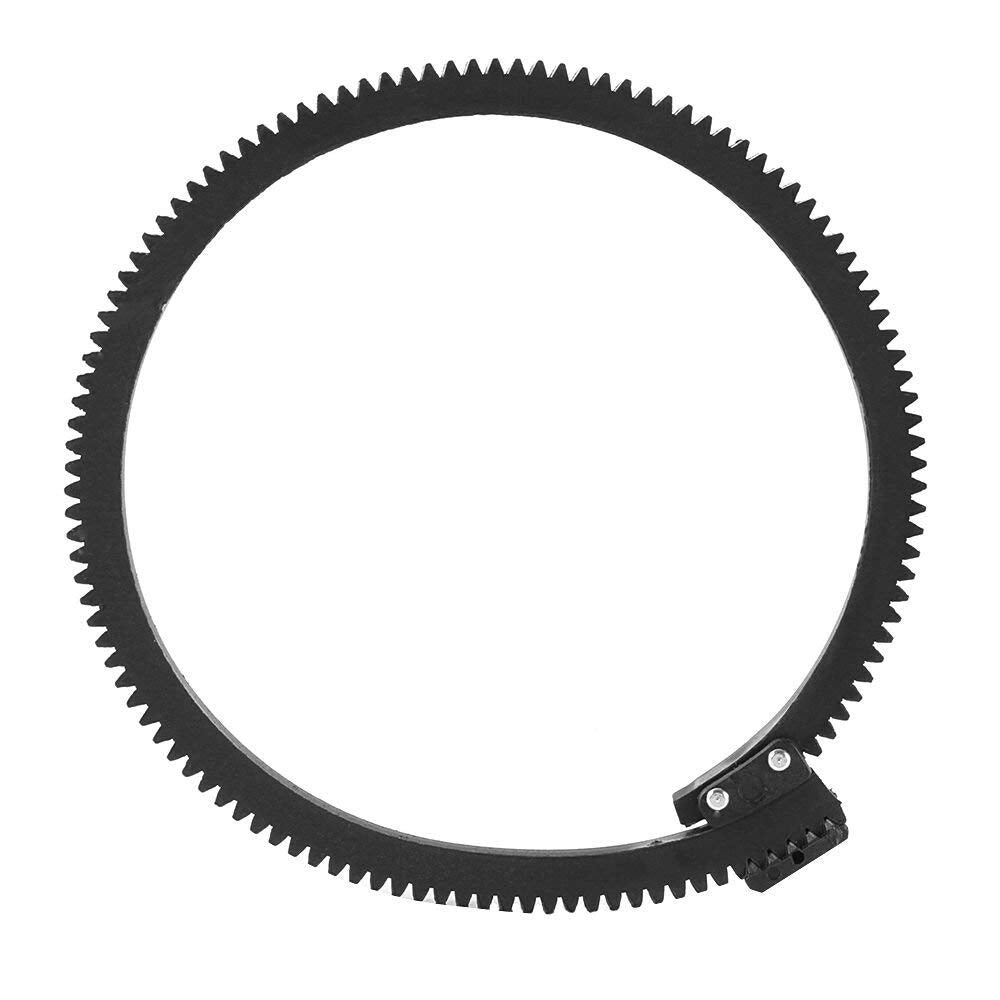 Fotga Rubber Flexible Gear Belt Ring 0.8 Pitch For Dp500Iis Dp500Iii Jtz Dp30 Follow Focus,Adjustable From 46Mm To 110Mm Black