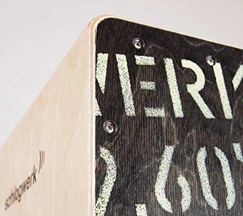 Schlagwerk Cp403Blk 2Inone Series Medium Size Snare Cajon   Black