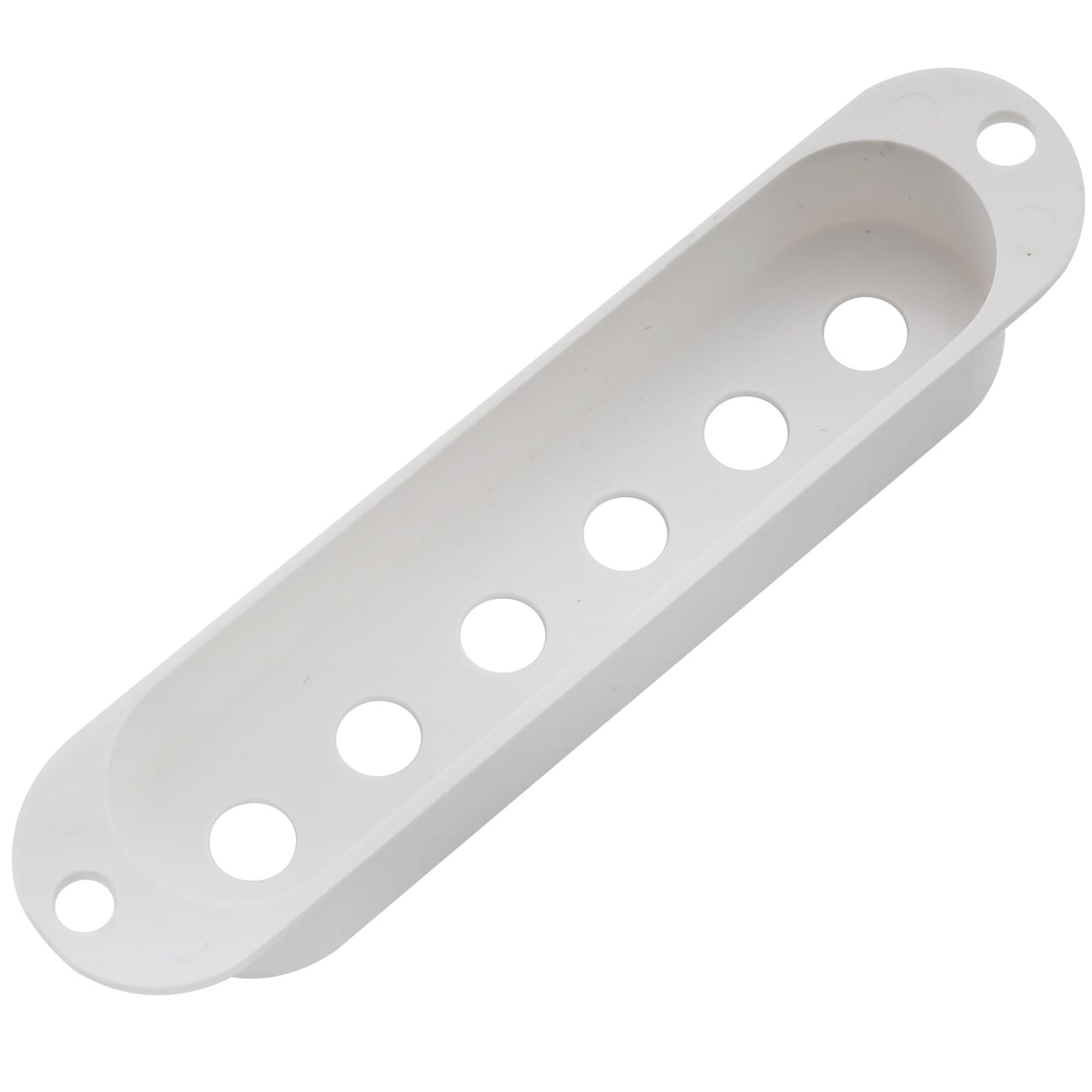 Musiclily Pro Plastic Guitar Single Coil Pickup Covers For Usa/Mexico Strat, White (Set Of 3)