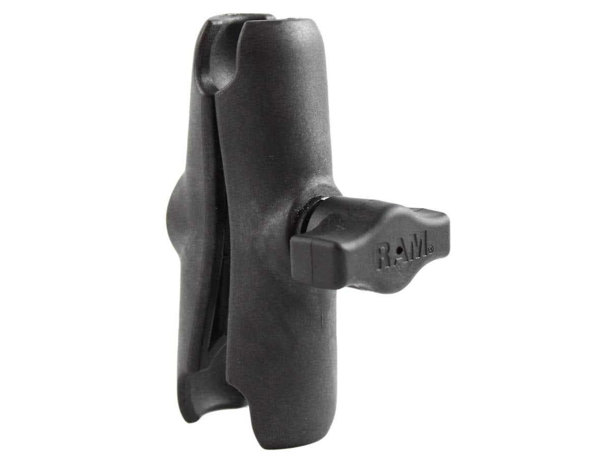 Ram Mounts Rap B 201U Composite Double Socket Arm With Medium Arm Compatible With Ram B Size 1'' Ball Components