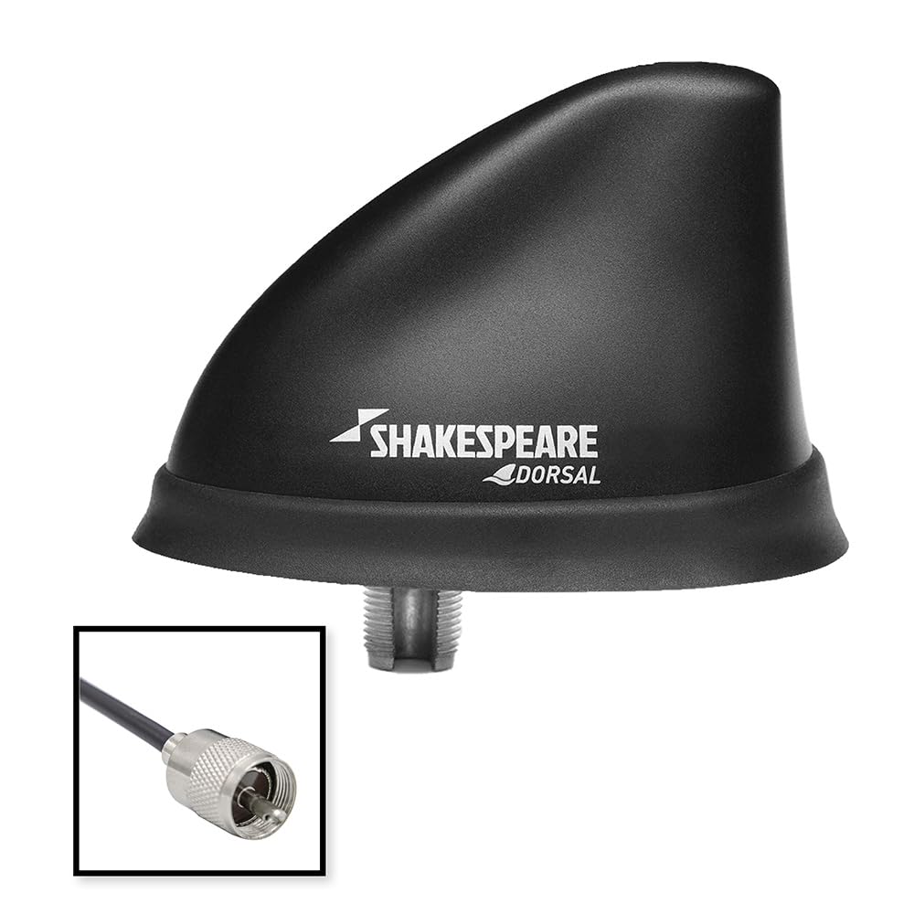 Shakespeare 5912 Black Vhf Low Profile Dorsal Antenna 26' Rg58 Cable,WBELEB0CWYWN89L