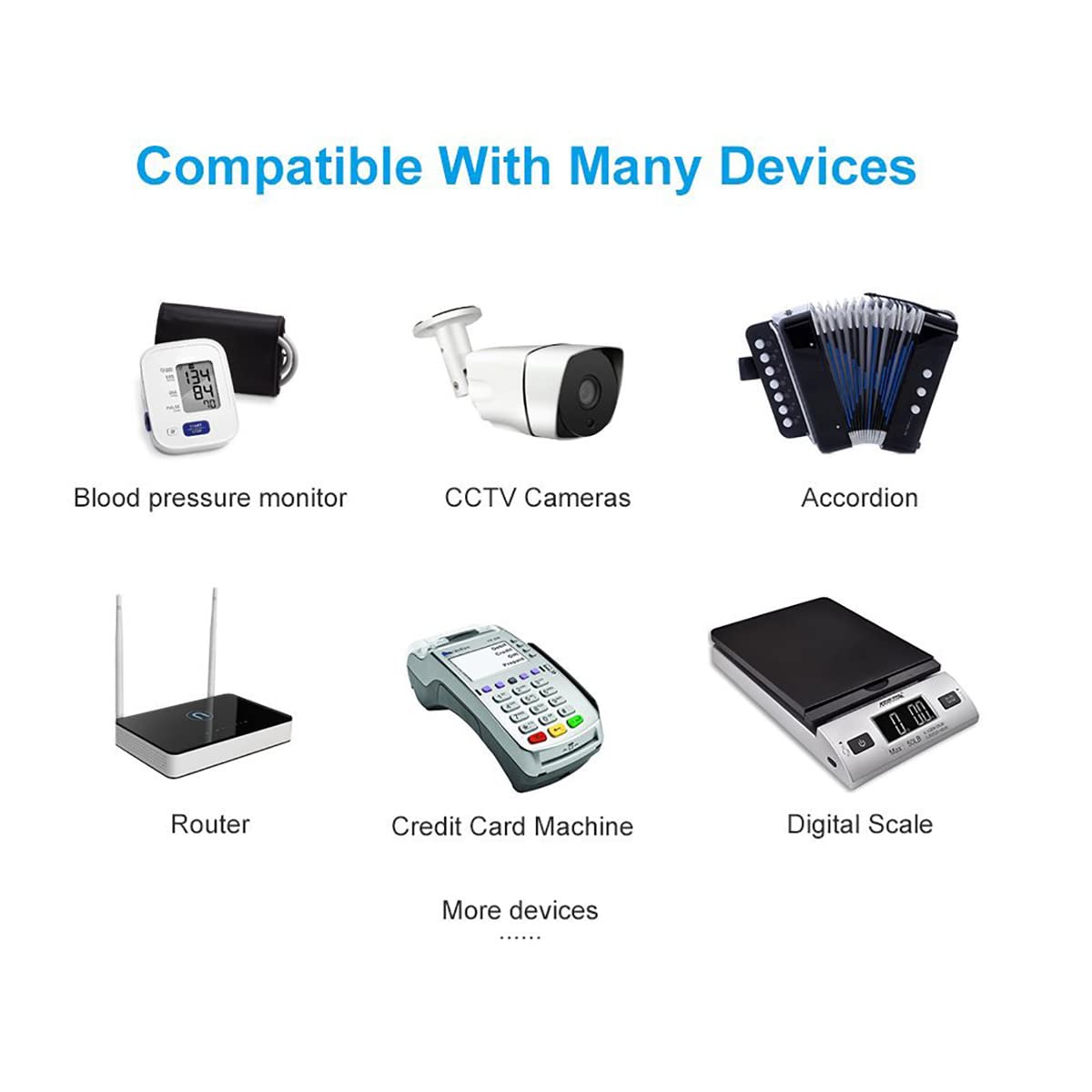 Liwinting Dc Power Adapter Extension Cable, 3.5Mm X 1.35Mm Male To Female Jack Dc 5V Power Adapter Plug Extension Cord For Dc Po