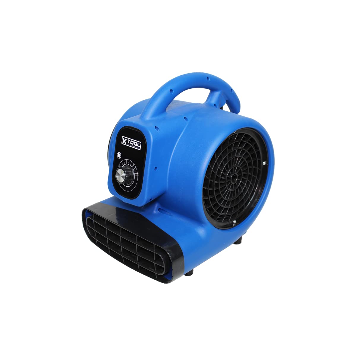 K Tool International 77703; 800 Cfm Commercial Grade Floor Blower, Ideal For Floor And Carpet Drying, 1/4 Hp Motor With 3 Speed