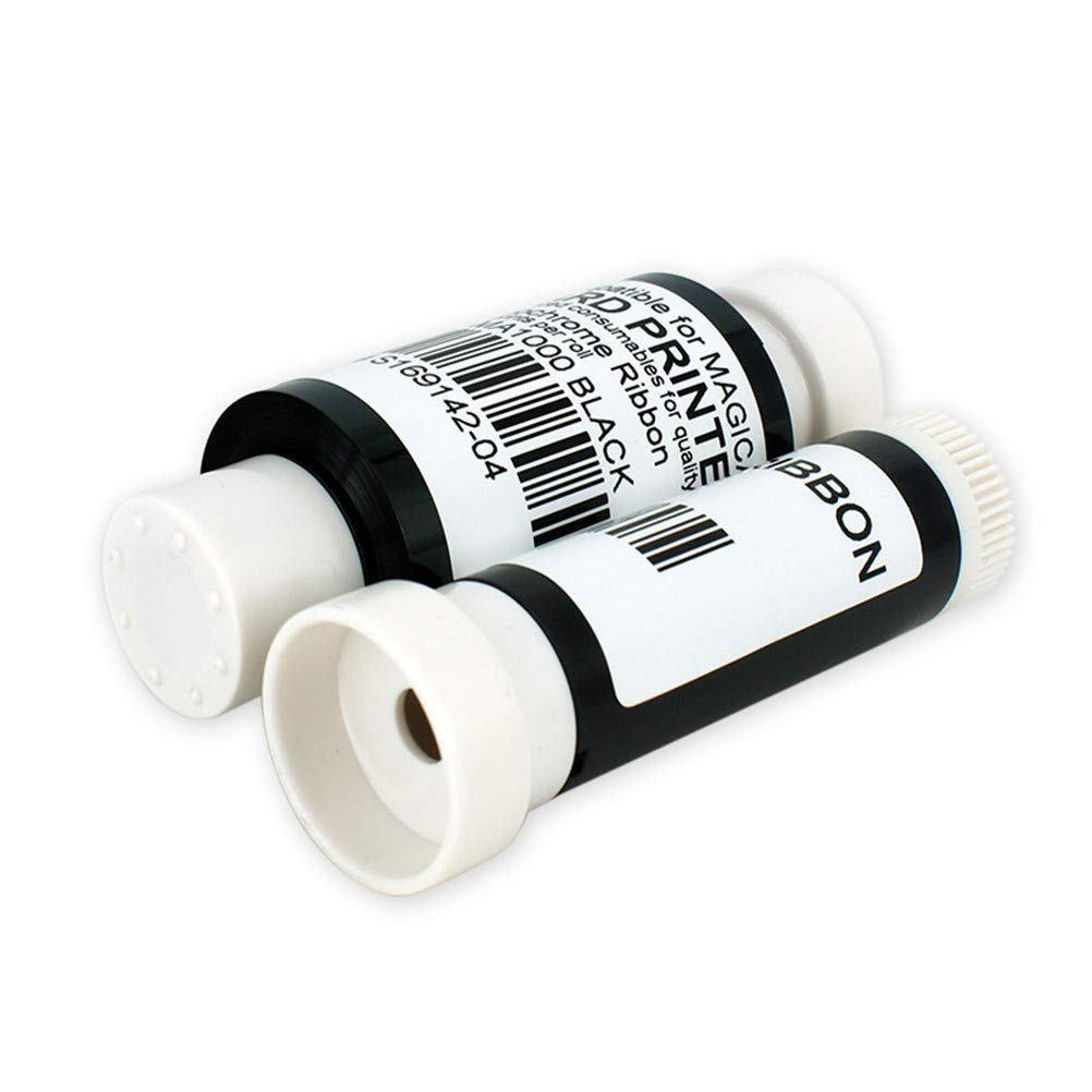 Ma1000K Black Monochrome Ribbon For Magicard Enduro3E Enduro Card Printers, 1000 Prints