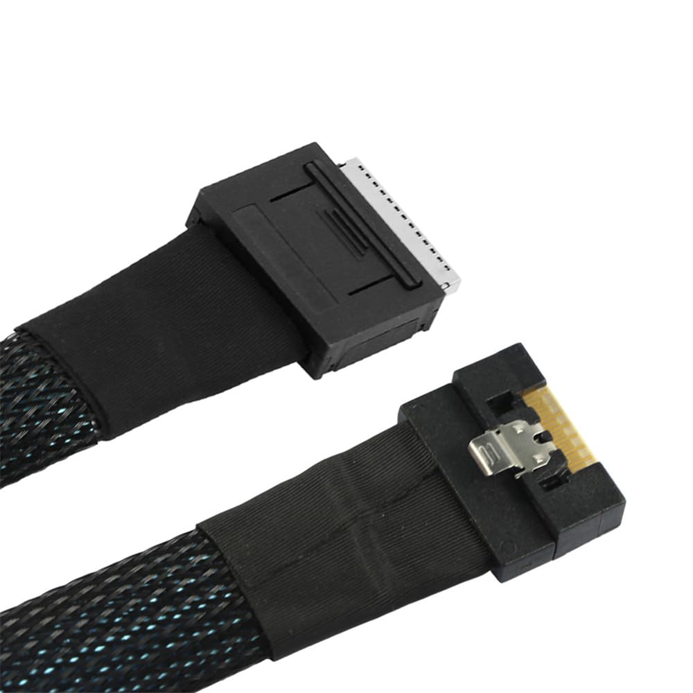 Cablecc Oculink Pcie Pci Express Data Active Cable Sff 8611 8I To Sff 8654 8I 8X Slimline Ssd 50Cm