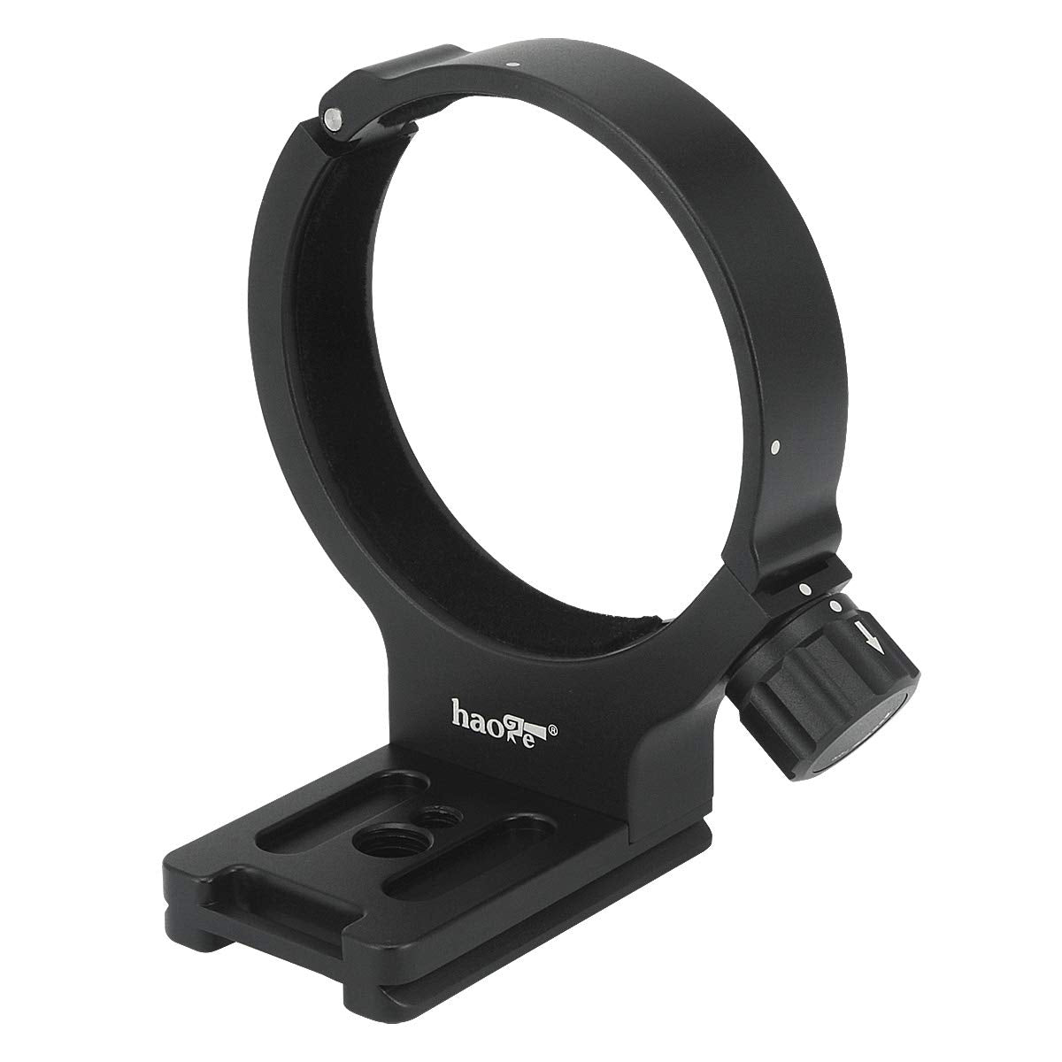 Haoge Lmr C100 Lens Collar Replacement Foot Tripod Mount Ring D For Canon Ef 100Mm F/2.8L Macro Is Usm Lens Built In Arca Type Quick Release Plate