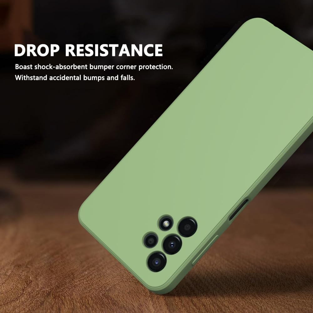 Wogroo For Samsung Galaxy A13 4G Case Green, Scratch Resistant With Soft Touch, Slim Thin Phone Cover For Samsung Galaxy A13 4G