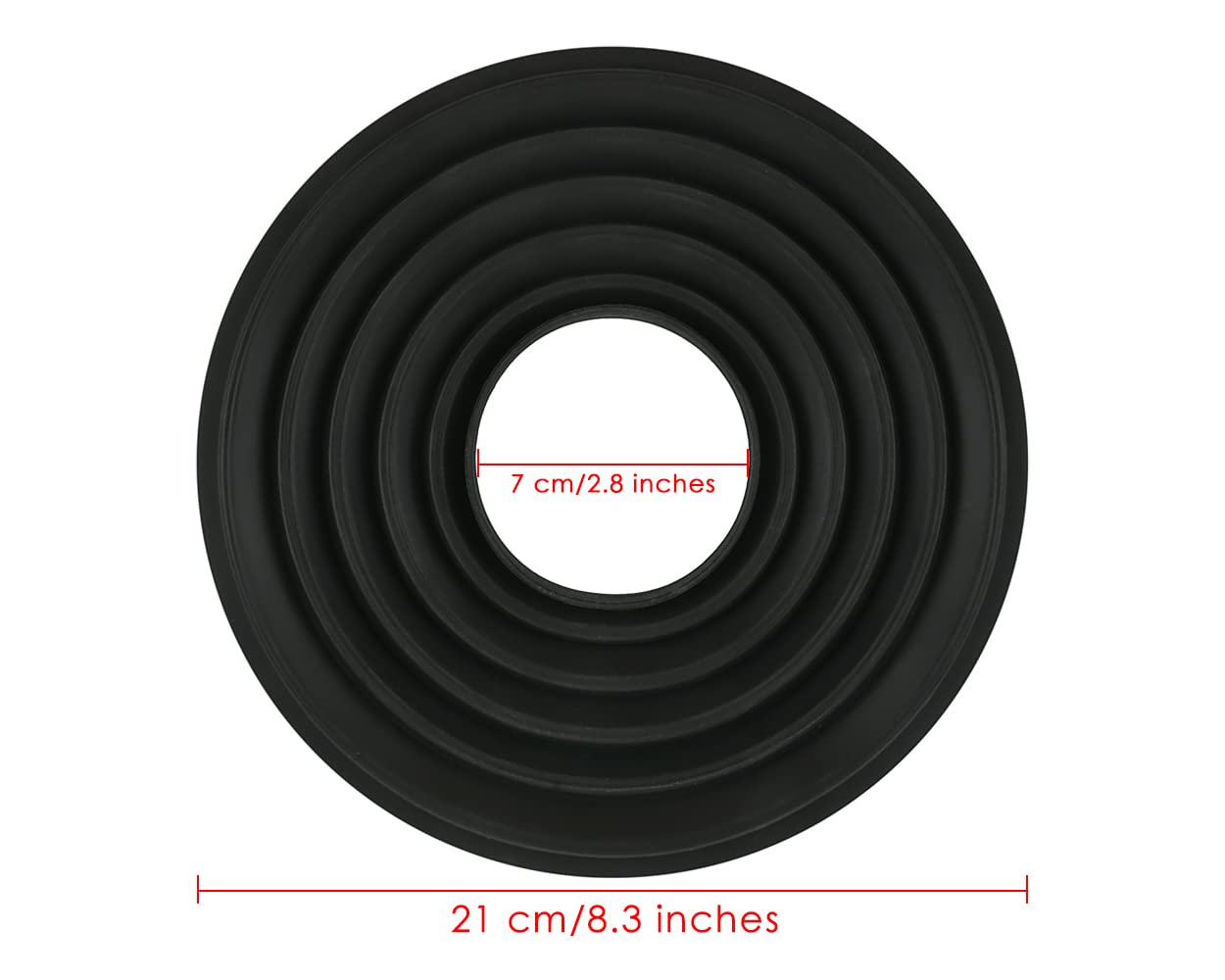 Ds. Distinctive Style Rubber Lens Hood Anti Reflection Reversible Collapsible Lens Hood Compatible With Nikon/Canon/Sigma/Tamron