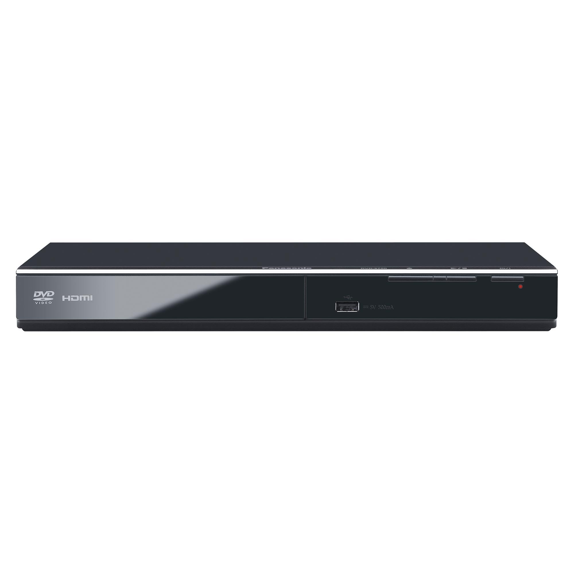 Panasonic DVD Player with Dolby Digital Sound, 1080p HD Upscaling for DVDs, HDMI and USB Connections - DVD-S700 (Black) -Like New