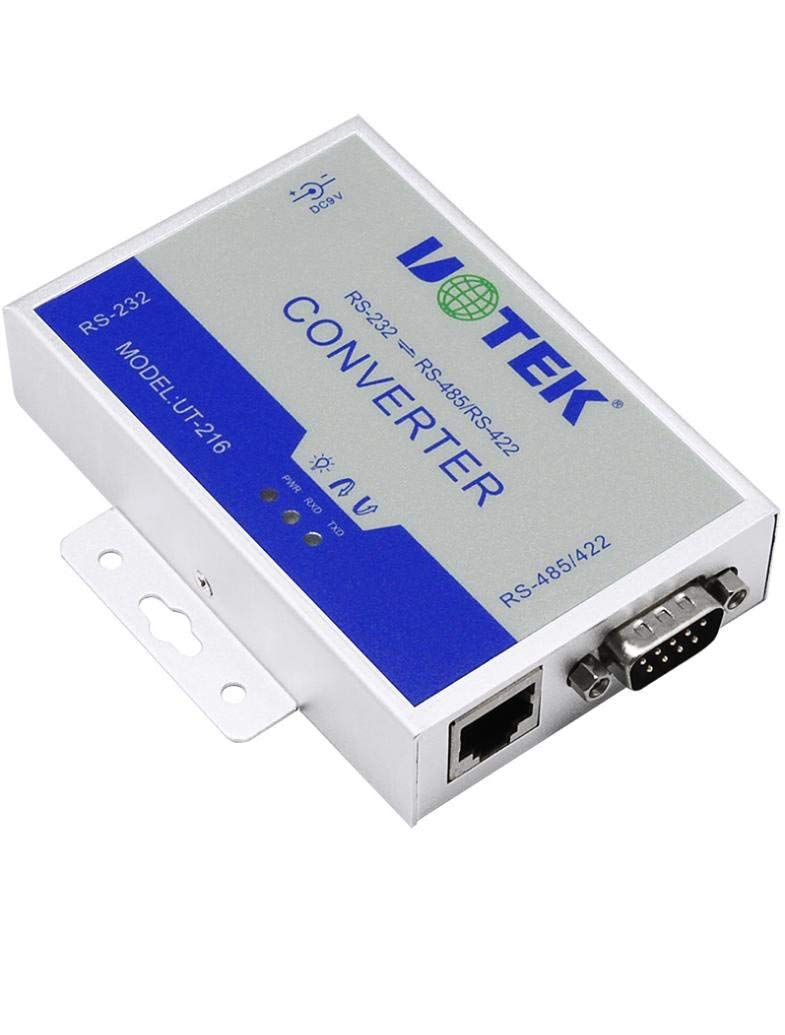 Utek Ut 216 Rs232 To Rs485/422 Active Vonverter(External Powered, Rs 232 To Rs 485/422, Wall Mounted, 600W Surging Protetion)