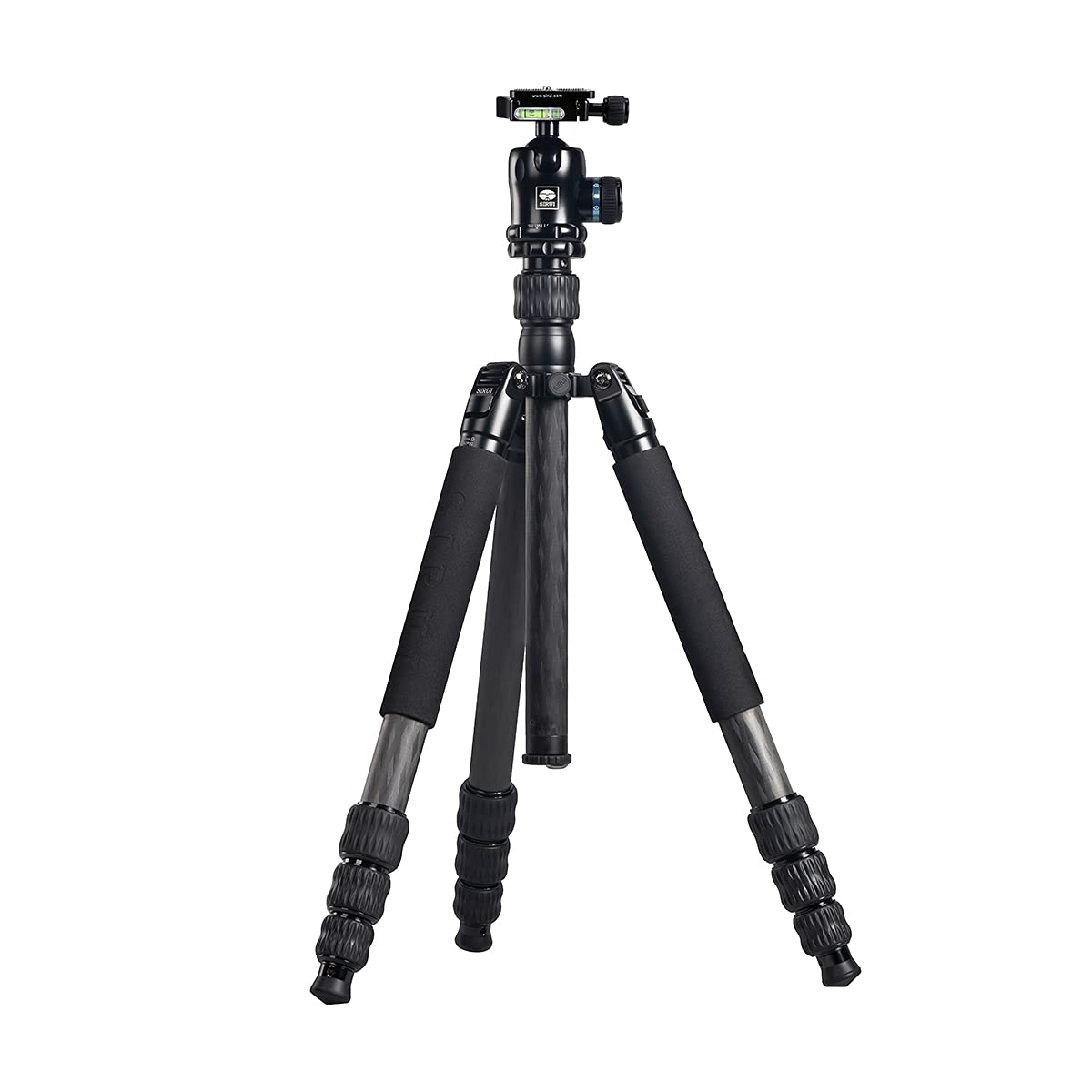 Sirui Professional Heavy Duty Carbon Fiber Tripod, 61' Camera Tripod With Fluid Ball Head, Max Load 33Lbs(Mt2204+K 20X)