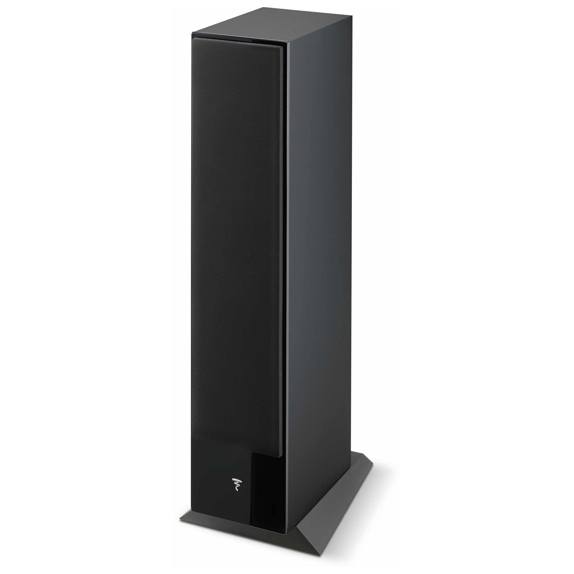 Focal Theva N2-3-Way Floorstanding Loudspeakers With 5-Inch Drivers, Sold Individually, Black - Fthevan2Bk