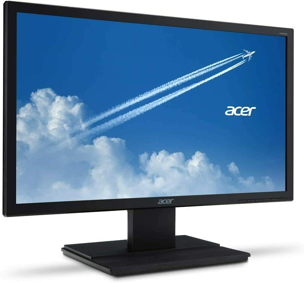 Acer V246HQL bmdp - LED Monitor - 23.6 (23.6 viewable) - 1920 x 1080 Full HD (1080p) @ 60 Hz - VA