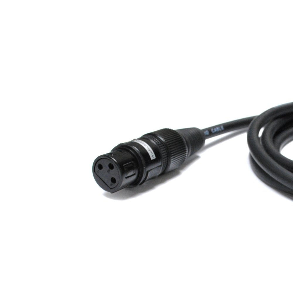 Audio2000'S C20 1/4 Inch Trs Right Angle To Xlr Female Cable (12 Feet 2 Pack)