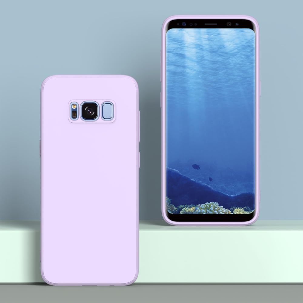 Wogroo For Samsung Galaxy S8 Case Purple, Scratch Resistant With Soft Touch, Slim Thin Phone Cover For Samsung Galaxy S8