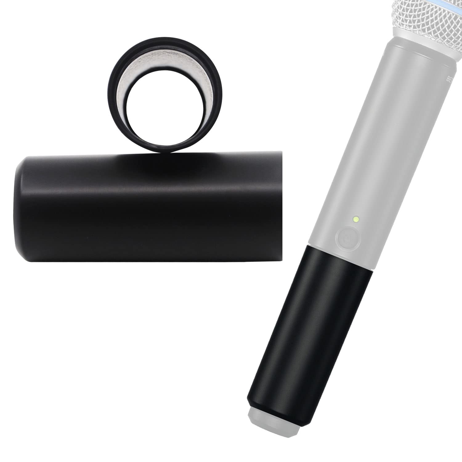 Glossy Battery Cover Compatible With Blx2 / Blx288   Sm58 / Beta 58 /Beta 87 Wireless Microphone Housing Body Cap/Cup Replacemen