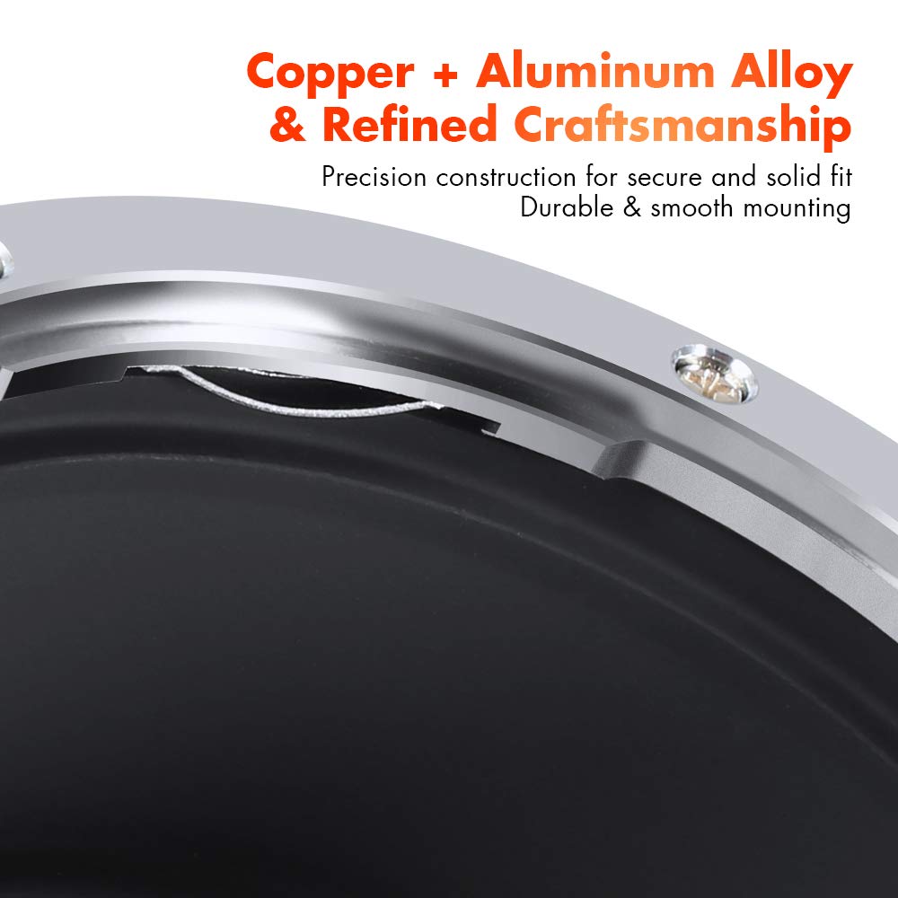 K&F Concept Lens Mount Adapter For Canon Ef Ef S Lens To Sony Alpha E Nex Mount Mirrorless Cameras, Manual Focus Lens Adapter With Matting Varnish Design, Not Auto Focus